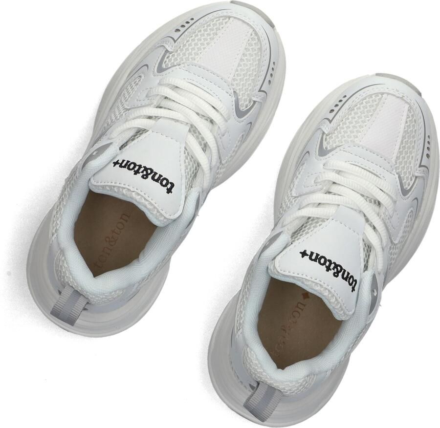 Ton & Ton Lage sneakers Chunky zool Eisa Wit Leatherlook - Foto 3