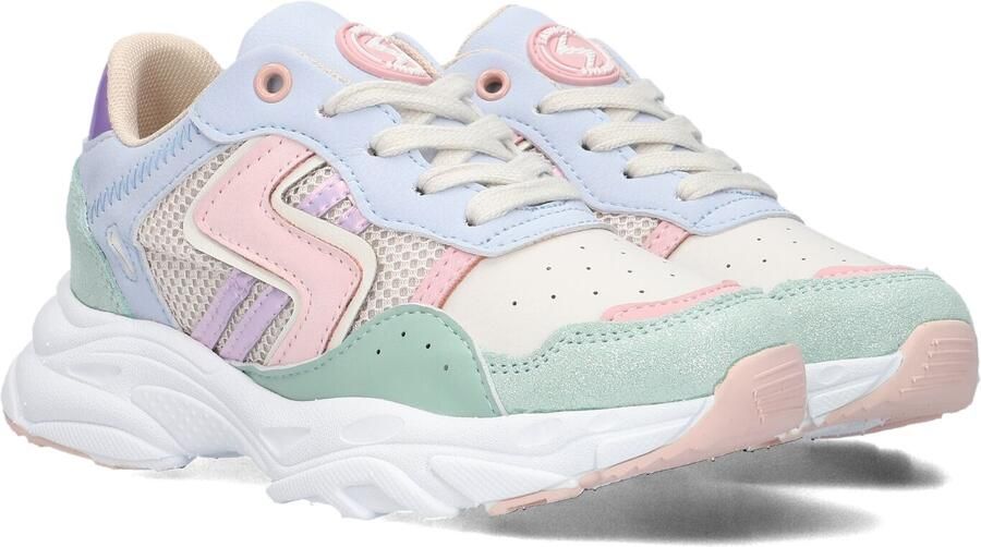Ton & Ton Meisjes Lage sneakers Sanna Wit Leatherlook