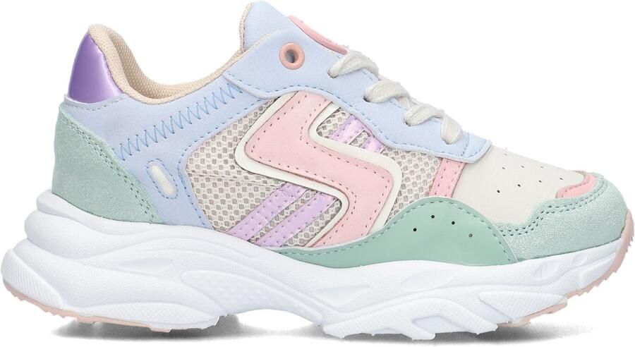 Ton & Ton Meisjes Lage sneakers Sanna Wit Leatherlook