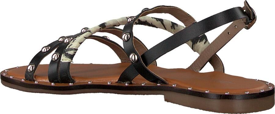 Ton & Ton Meisjes Platte sandalen Sh709 Zwart Leer - Foto 2