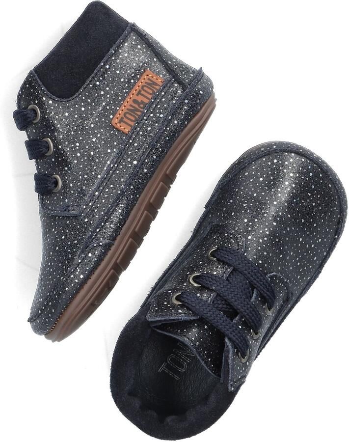 Ton & Ton Lief Babyschoenen Babyslofjes Meisjes Zwart - Foto 2