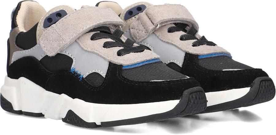 Ton & Ton Jongens Lage sneakers Chunky zool Boje Zwart Suède
