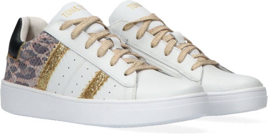 Ton & Ton Witte Lage Sneakers Erica