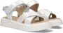 Ton & Ton Meisjes Platte sandalen Alba Wit Leer Normale zool - Thumbnail 1