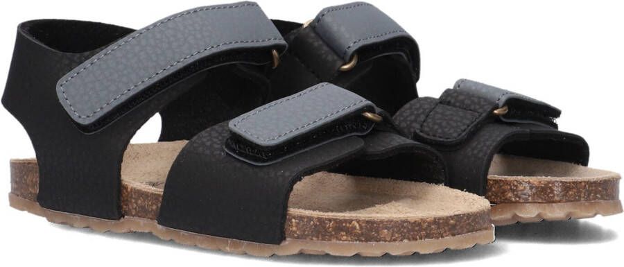 Ton & Ton Jongens Sandalen Denniz Zwart Leatherlook