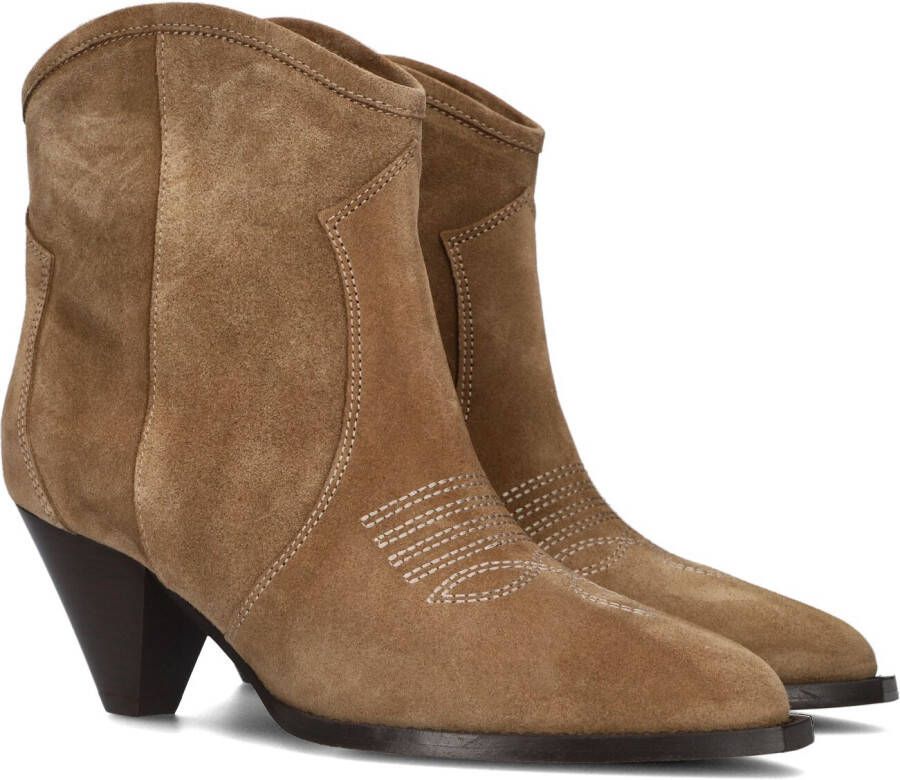 TORAL Enkellaarsjes Dames Cream Maat: 37 Materiaal: Suède Kleur: Beige