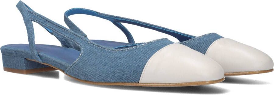 Toral Blauw Denim Slingbacks Luisa Blue Dames