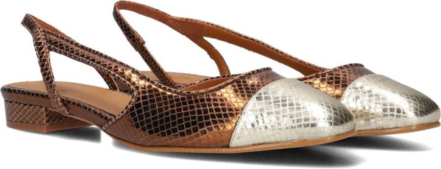 TORAL Bronze Slingbacks Luisa Met