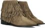 TORAL Enkellaarsjes Dames Adele Fringes Maat: 38 Materiaal: Suède Kleur: Camel - Thumbnail 1