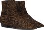 TORAL Enkellaarsjes Dames Belinda Maat: 36 Materiaal: Suède Kleur: Bruin - Thumbnail 1