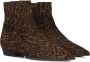 TORAL Enkellaarsjes Dames Belinda Maat: 41 Materiaal: Suède Kleur: Bruin - Thumbnail 1