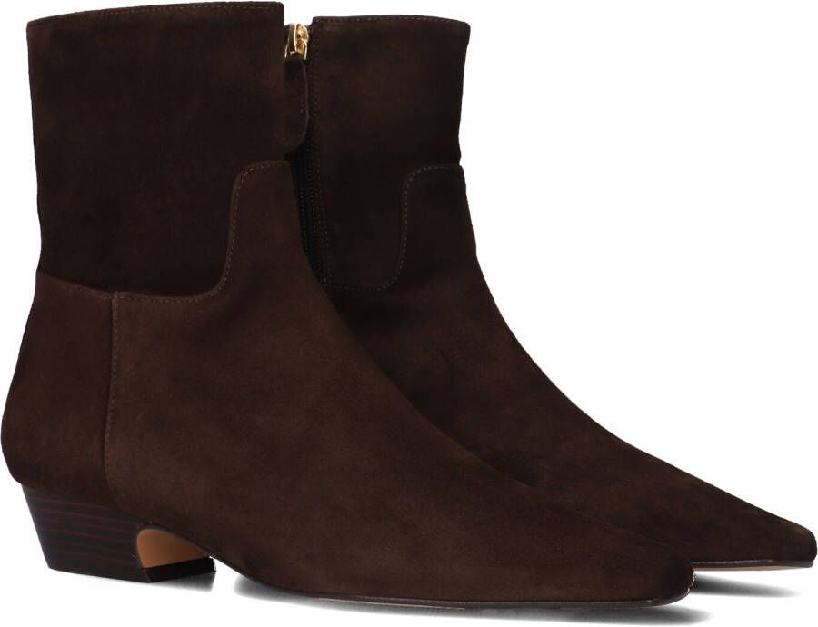 Toral Irene Enkellaarsjes Enkelboots met rits Dames Bruin