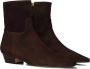 TORAL Enkellaarsjes Dames Irene Maat: 36 Materiaal: Suède Kleur: Bruin - Thumbnail 1