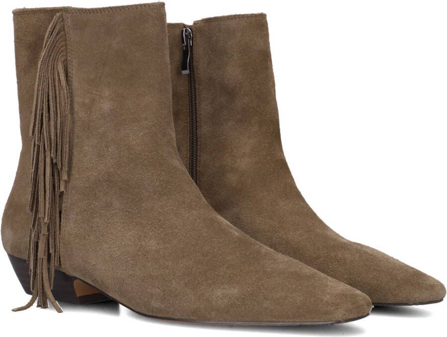 TORAL Enkellaarsjes Dames Linette Maat: 42 Materiaal: Suède Kleur: Taupe