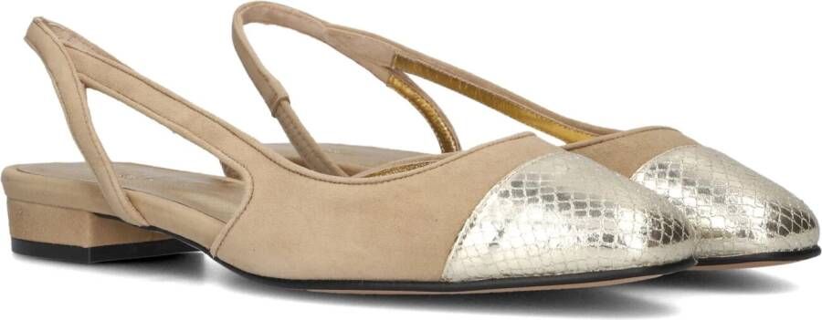 Toral Dames Pumps Damesschoenen Canvas Blokhak hoogte TL-LUISA Camel