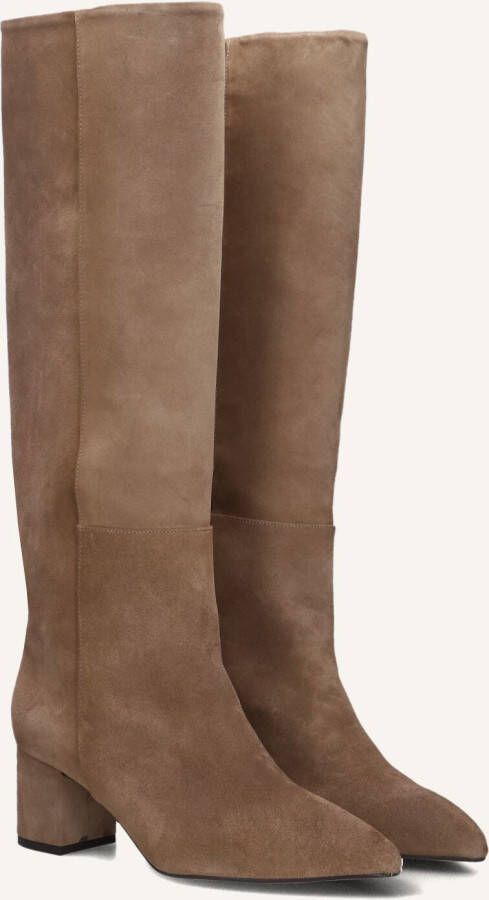 TORAL Hoge Laarzen Dames 12776 Maat: 41 Materiaal: Suède Kleur: Taupe