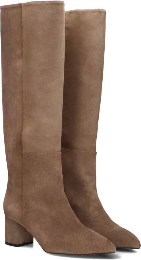 TORAL Hoge Laarzen Dames 12776 Maat: 43 Materiaal: Suède Kleur: Taupe
