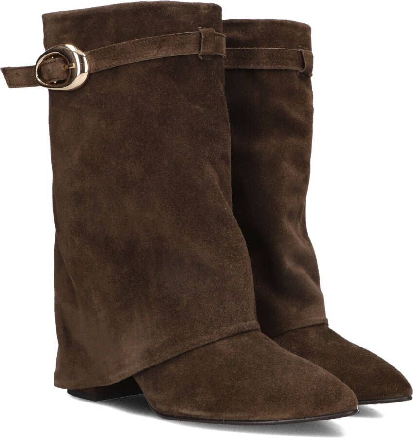 TORAL Hoge Laarzen Dames Cleo Maat: 40 Materiaal: Suède Kleur: Bruin