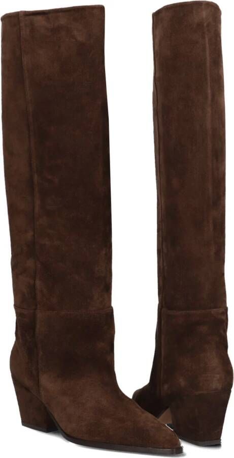 TORAL Hoge Laarzen Dames Dakota Maat: 42 Materiaal: Suède Kleur: Bruin