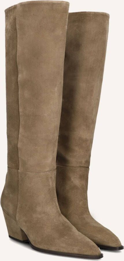 TORAL Hoge Laarzen Dames Dakota Maat: 41 Materiaal: Suède Kleur: Camel