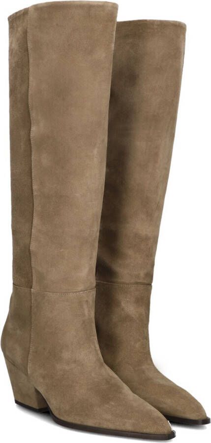 TORAL Hoge Laarzen Dames Dakota Maat: 36 Materiaal: Suède Kleur: Camel