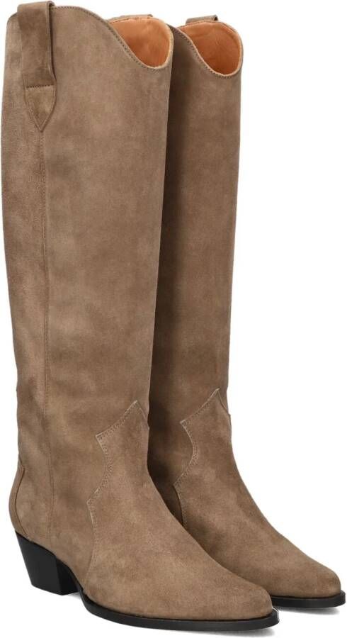 TORAL Cowboylaarzen Dames Indie Maat: 40 Materiaal: Suède Kleur: Taupe