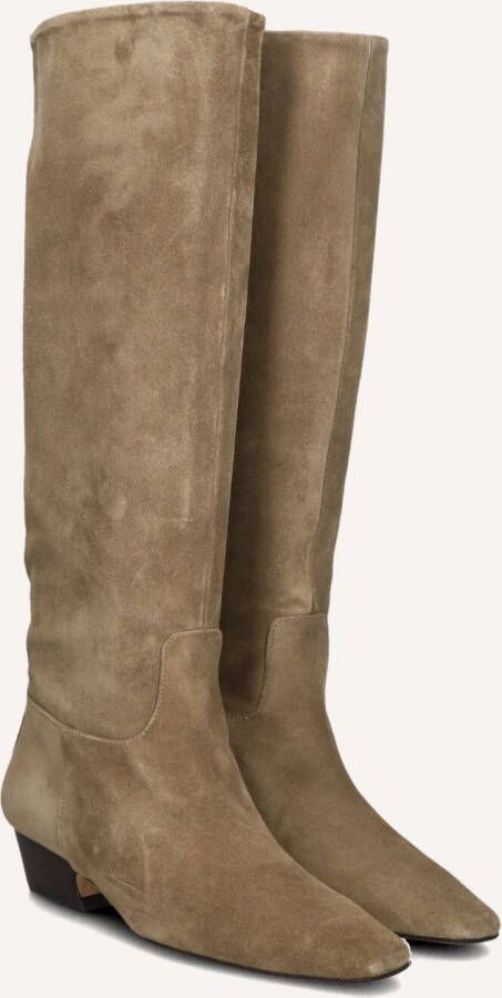 TORAL Hoge Laarzen Dames Sasha Maat: 37 Materiaal: Suède Kleur: Camel
