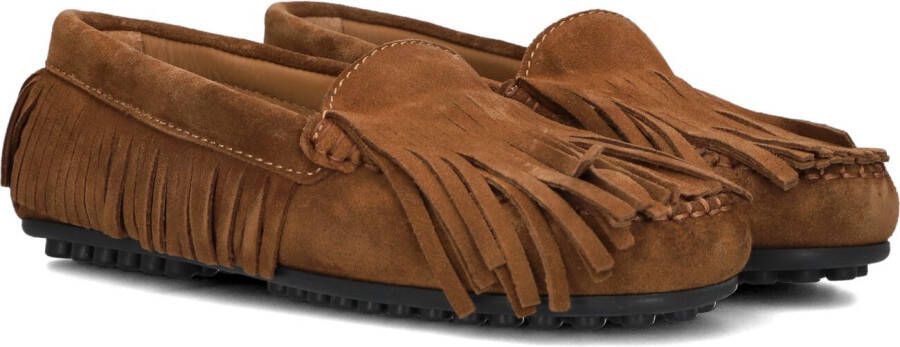 TORAL Mocassins Dames Otoe Fringes Maat: 38 Materiaal: Suède Kleur: Bruin