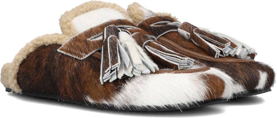 TORAL Pantoffels Dames Ariana Maat: 38 Materiaal: Ponyhair Kleur: Bruin