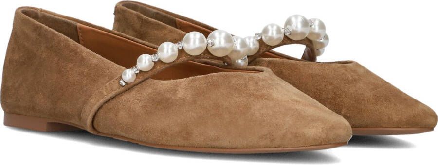 TORAL Ballerina Dames Perla Maat: 36 Materiaal: Suède Kleur: Camel