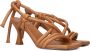 Bruin Tinten 12816 Sandalen Dames Camel - Thumbnail 1