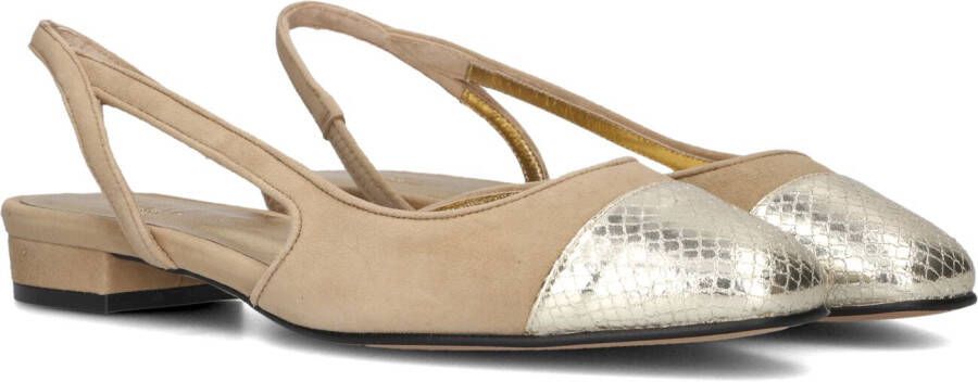 Toral Dames Pumps Damesschoenen Canvas Blokhak hoogte TL-LUISA Camel