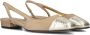 Toral Dames Pumps Damesschoenen Canvas Blokhak hoogte TL-LUISA Camel - Thumbnail 1