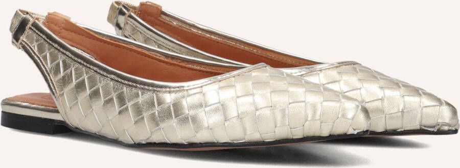 TORAL Slingbacks Dames Zoe Maat: 37 Materiaal: Leer Kleur: Goud