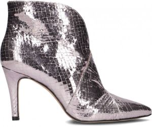 Toral Capri enkellaarsje van leer met metallic finish