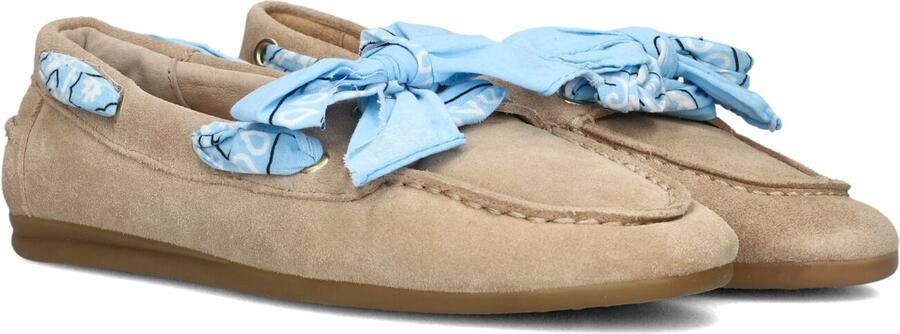 Toral Nahua Bandana Mocassins Dames Instappers Beige