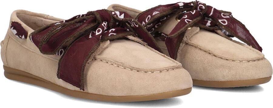Toral Nahua Bandana Mocassins Dames Instappers Beige