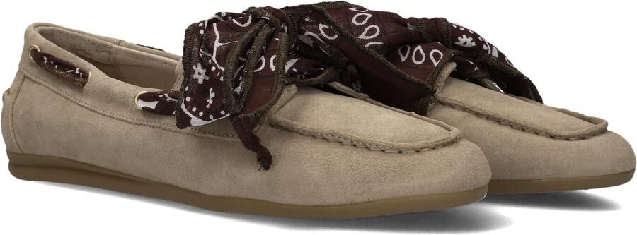 Toral Nahua Bandana Mocassins Dames Instappers Beige