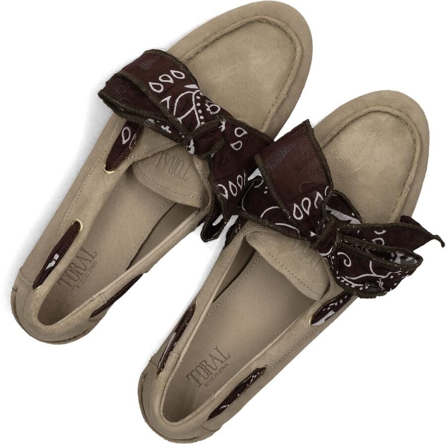 Toral Nahua Bandana Mocassins Dames Instappers Beige - Foto 2