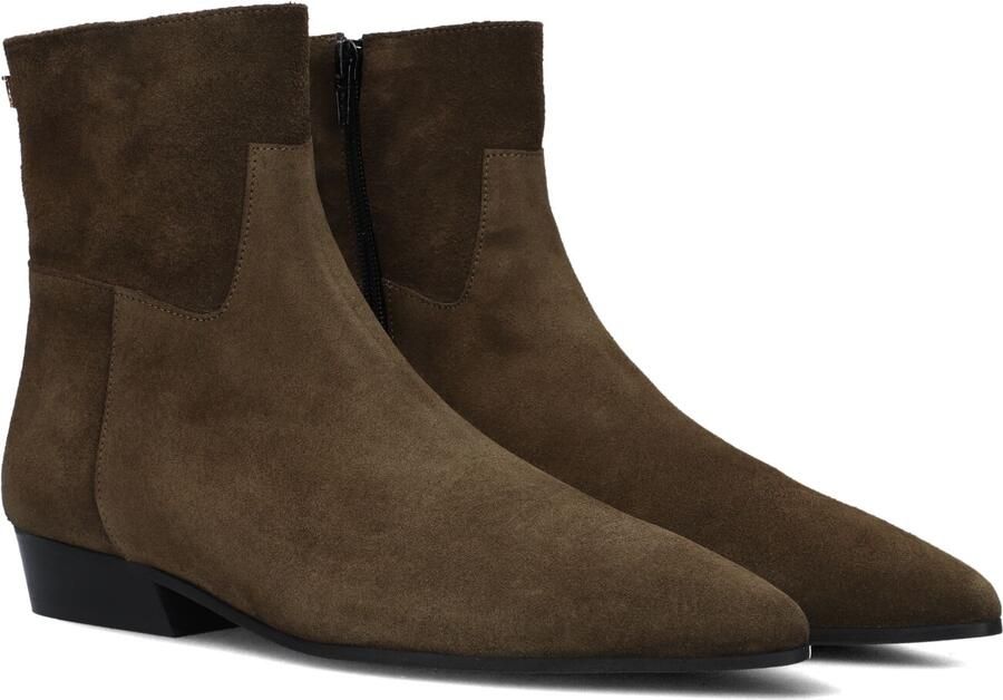 TORAL Enkellaarsjes Dames Belinda Maat: 42 Materiaal: Suède Kleur: Bruin