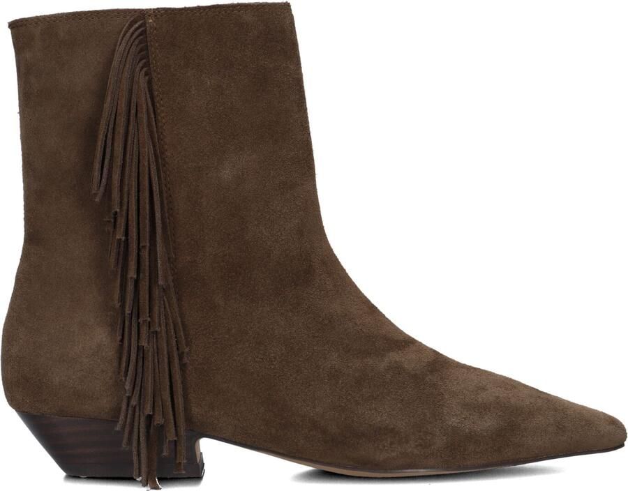 TORAL Enkellaarsjes Dames Linette Maat: 39 Materiaal: Suède Kleur: Bruin - Foto 3