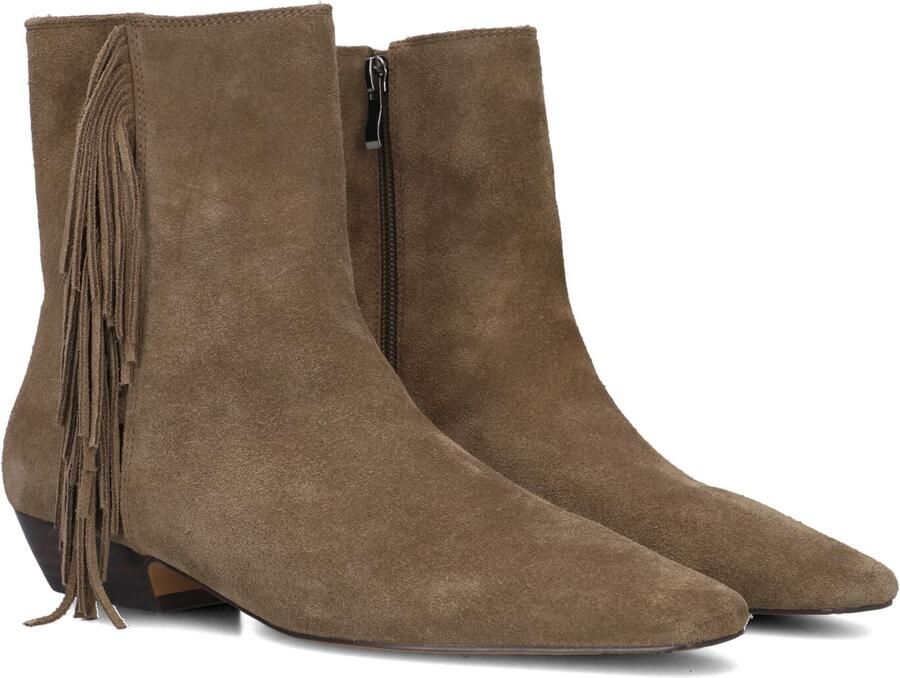 TORAL Enkellaarsjes Dames Linette Maat: 38 Materiaal: Suède Kleur: Bruin