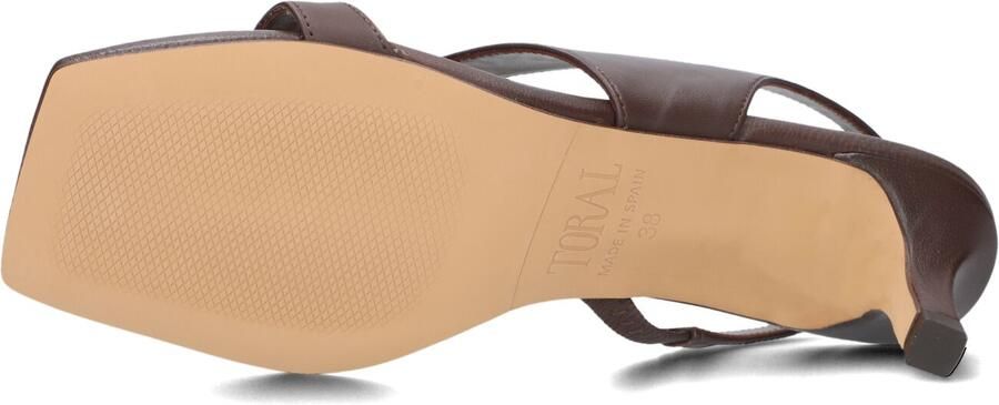 TORAL Slingbacks Dames Delfina Maat: 42 Materiaal: Leer Kleur: Bruin - Foto 4