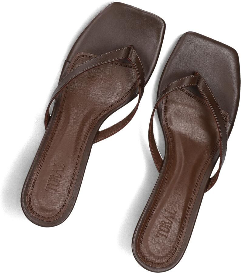 TORAL Muiltjes Dames Rocio Maat: 38 Materiaal: Leer Kleur: Bruin - Foto 2