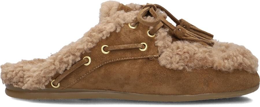 TORAL Instappers Dames Killian Fur Maat: 37 Materiaal: Suède Kleur: Camel - Foto 3