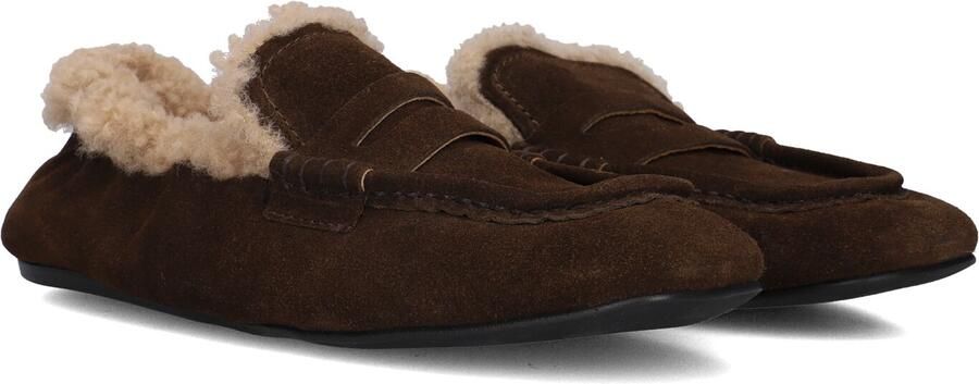 TORAL Loafers Dames Paige Suède Bruin