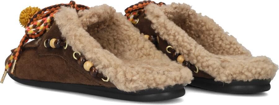 TORAL Loafers Dames Tl-blanche Accessoire Suède Bruin - Foto 5