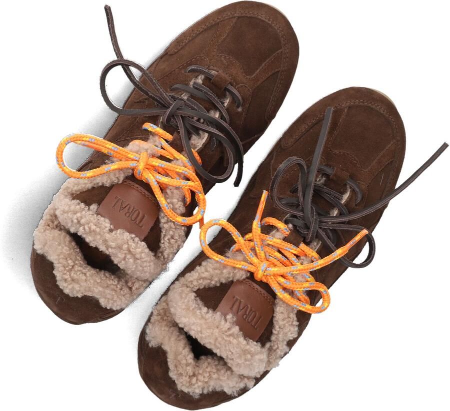 TORAL Lage Sneakers Dames Bosco Suède Bruin - Foto 4