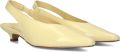 TORAL Slingbacks Dames Lenore Leer Butter yellow - Geel