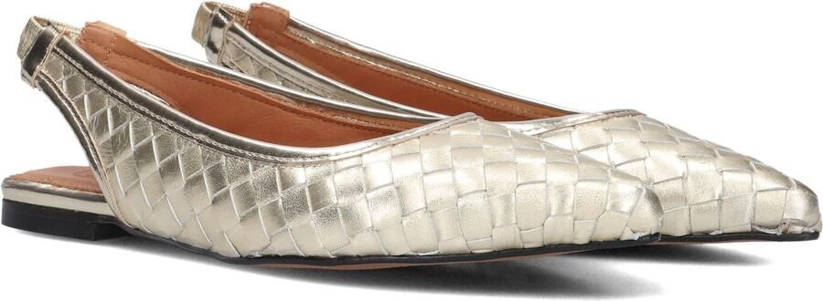 TORAL Slingbacks Dames Zoe Maat: 37 Materiaal: Leer Kleur: Goud